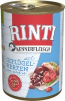 Photos - Dog Food RINTI Kennerfleisch Geflugelherzen 400 g 1