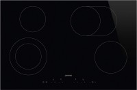 Photos - Hob Smeg SE384EMTD black