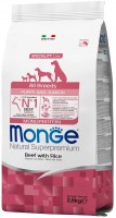 Photos - Dog Food Monge Speciality All Breed Puppy/Junior Beef/Rice 2.5 kg 