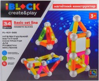 Photos - Construction Toy iBlock Magnetic Blocks PL-921-365 