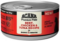 Cat Food ACANA Premium Pate/Beef/Chicken/Tuna Recipe 0.09 kg 
