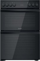 Photos - Cooker Indesit ID 67V9KMB black