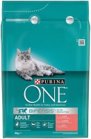 Photos - Cat Food Purina ONE Adult Salmon  3 kg