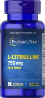 Photos - Amino Acid Puritans Pride L-Citrulline 750 mg 60 cap 