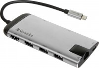 Card Reader / USB Hub Verbatim USB-C Multiport Hub with Card Reader 