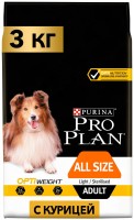 Photos - Dog Food Pro Plan Adult Light/Sterilised Chicken 