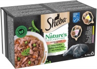 Photos - Cat Food Sheba Natures Collection in Sauce Land/Sea 8 pcs 