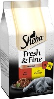 Photos - Cat Food Sheba Fresh/Fine Beef/Chicken in Gravy 6 pcs 