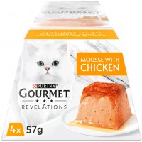 Photos - Cat Food Gourmet Revelations Mousse Chicken  4 pcs