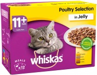 Photos - Cat Food Whiskas 11+ Poultry Selection in Jelly 12 pcs 