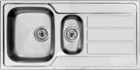 Photos - Kitchen Sink Pyramis Athena Extra 100x50 1 1/2B 1D 107163601 1000x500