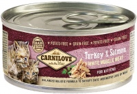 Photos - Cat Food Carnilove Kitten Turkey/Salmon Canned 