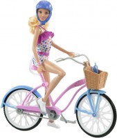 Photos - Doll Barbie Doll and Bike Playset HBY28 