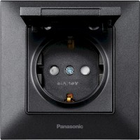 Photos - Socket Panasonic WNTC02102BL-UA black