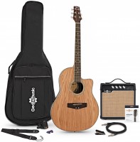 Photos - Acoustic Guitar Gear4music Deluxe Roundback Guitar 15W Amp Pack 