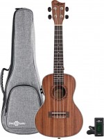 Photos - Acoustic Guitar Gear4music Koa Concert Electro-Ukulele Pack 