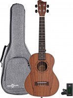 Photos - Acoustic Guitar Gear4music Koa Tenor Electro-Ukulele Pack 