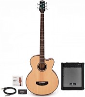 Photos - Acoustic Guitar Gear4music Electro Acoustic 5-String Bass Guitar 35W Amp Pack 