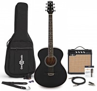 Photos - Acoustic Guitar Gear4music Student Left Handed Electro Acoustic Guitar 15W Amp Pack 