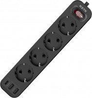 Photos - Surge Protector / Extension Lead RZTK Power Strip 4+2 USB-A (QC 3.0)+USB-C (PD20W) 