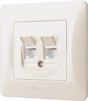 Photos - Socket Videx VF-BNSK2PC6-CR beige