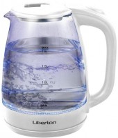 Photos - Electric Kettle Liberton LEK-6807 1500 W 1.8 L  white