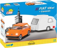 Photos - Construction Toy COBI Fiat 126 el Plus Caravan 24591 