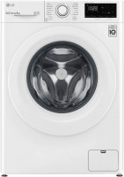 Photos - Washing Machine LG AI DD F4V309WNW white