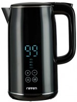 Photos - Electric Kettle RAVEN EC 020 2200 W 1.7 L  black