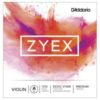 Strings DAddario ZYEX Single Violin A String 1/16 Medium 