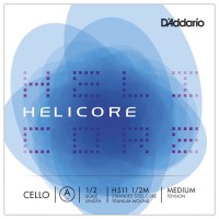 Photos - Strings DAddario Helicore Single A Cello 1/2 Medium 
