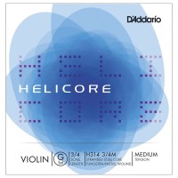 Photos - Strings DAddario Helicore Single G Violin 3/4 Medium 