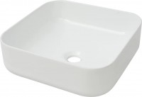 Photos - Bathroom Sink VidaXL Basin Square Ceramic 142338 380 mm