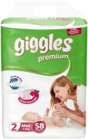 Photos - Nappies Giggles Premium 2 / 58 pcs 