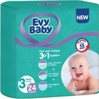 Photos - Nappies Evy Baby Diapers 3 / 24 pcs 