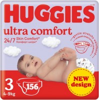 Photos - Nappies Huggies Ultra Comfort 3 / 156 pcs 