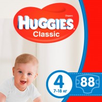 Photos - Nappies Huggies Classic 4 / 88 pcs 