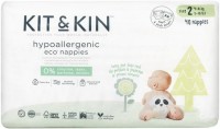 Photos - Nappies Kit&Kin Diapers 2 / 40 pcs 