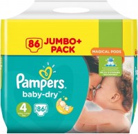 Photos - Nappies Pampers Active Baby-Dry 4 / 86 pcs 