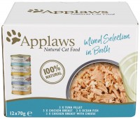 Photos - Cat Food Applaws Mixed Selection in Broth 12 pcs 