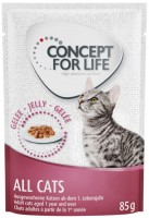 Photos - Cat Food Concept for Life All Cat Jelly Pouch 12 pcs 