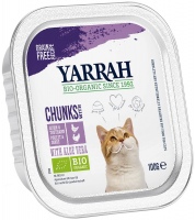 Photos - Cat Food Yarrah Organic Chunks with Chicken and Turkey 100 g 