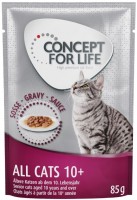 Photos - Cat Food Concept for Life All Cats 10+ Gravy Pouch 12 pcs 