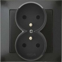 Photos - Socket Ospel Impresja GP-2YZ/50 graphite