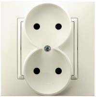 Photos - Socket Ospel Aria GP-2U/27 ivory