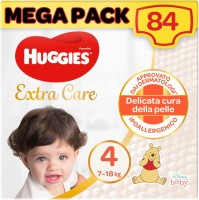 Photos - Nappies Huggies Extra Care 4 / 84 pcs 