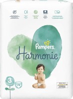 Photos - Nappies Pampers Harmonie 3 / 74 pcs 