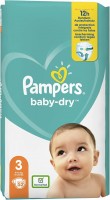Photos - Nappies Pampers Active Baby-Dry 3 / 52 pcs 