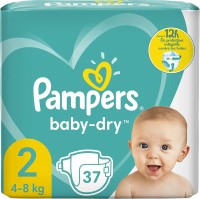 Photos - Nappies Pampers New Baby-Dry 2 / 37 pcs 