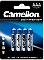 Photos - Battery Camelion Super Heavy Duty  4xAAA Blue